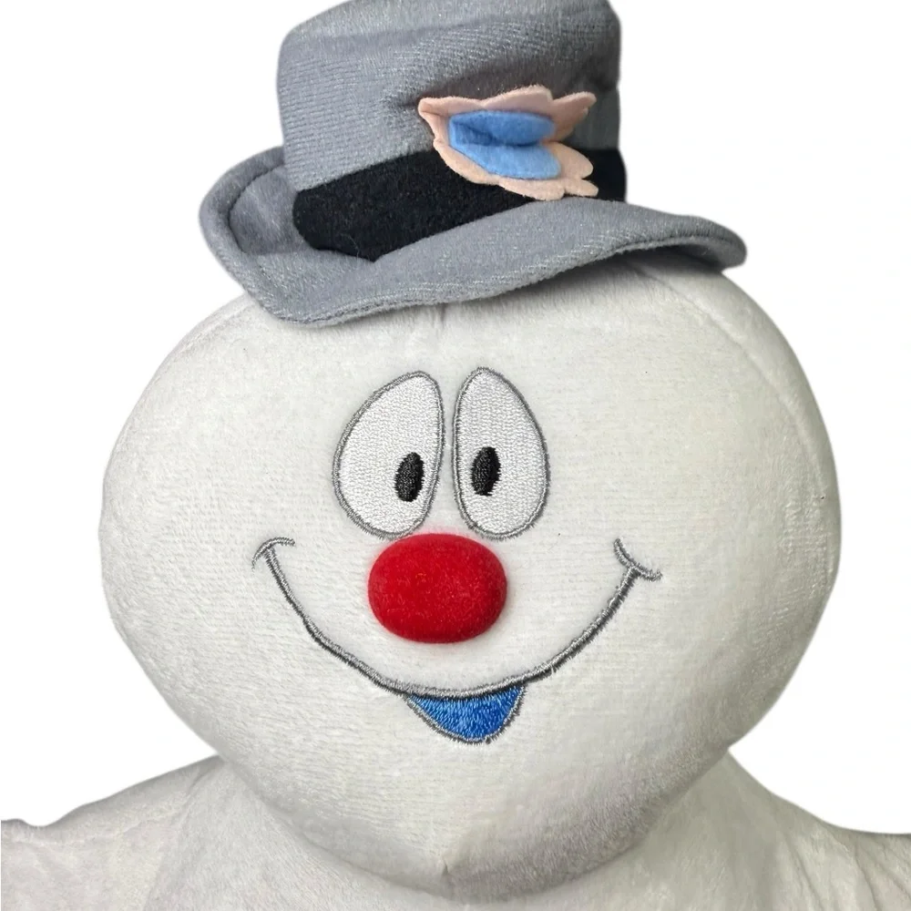 Gemmy Frosty the snow man standing plush holiday display Warner bros‎ 2013